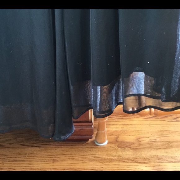 Elastic waste lined dress paints with bell bottom legs . - Picture 1 of 6